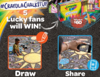 Crayola Chalk it Up Contest: Win 1 of 5 Crayola Chalk prize packs