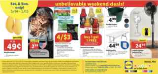 Lidl Weekend Deals May 14 – 15, 2022: BOGO FREE beverages and more
