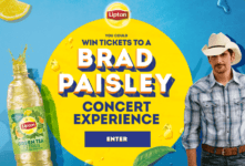 Lipton Concert Sweepstakes: Win a trip to attend the Brad Paisley concert in Dallas and more at liptonconcertsweeps.com
