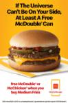 McDonald’s Mercury Retrograde offer: Get a FREE McChicken with a Medium Fries purchase