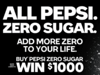 Pepsi Zero Sugar Sweepstakes: Win 1 of 50 $1,000 American Express gift cards at pepsipromos.com/AddMoreZero