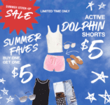 Rue21 Summer Stock Up Sale BOGO deal: Buy One Get One for $5