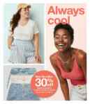 Target: Extra 30% off women’s dresses, tees, shorts and more