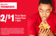 7-Eleven Happy Hour: 2 for $1 pizza slices