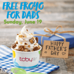 Get a FREE frozen yogurt on June 19 with TCBY Father’s Day offer