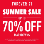 Forever 21 Summer Clearance Sale: Up to 70% off markdowns