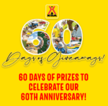 KOA 60 Days of Giveaways: Win prizes every day at koasixtydays.com