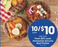 Kroger Father’s Day Grill Deal: Get 10 burger patties for $10