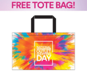 Get a FREE Tote bag on National Outlet Shopping Day 2022 on June 11 and 12