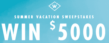 Wayback Burgers Summer Vacation Sweepstakes: Win $5,000 towards your summer vacation