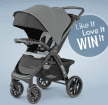 Win a Chicco Bravo LE ClearTex Quick-Fold Stroller in the Pewter Style