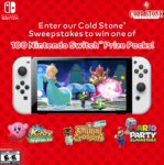 Cold Stone Creamery Nintendo Switch Sweepstakes: Win 1 of 100 Nintendo Switch OLED consoles and more