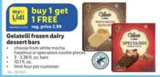 Lidl BOGO deals: Buy One Get One FREE frozen dessert bars