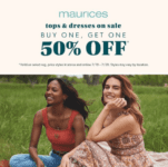 Maurices BOGO deal: Buy One Get One 50% off tops and dresses