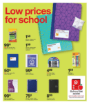 Target weekly deals: school supplies starting 50¢