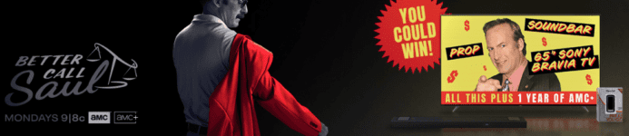 Better Call Saul Sweepstakes: Win a Sony Bravia 4K TV and more at bettercallsaulsweepstakes.com