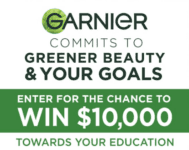 Garnier Unbottle Your Goals Sweepstakes: Win $10,000 towards your education and weekly prizes