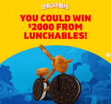 Lunchables #LunchabuildThis Sweepstakes: Win 1 of 25 $2,000 prizes