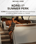 Michael Kors VIP Summer Perk: Get $50 off a $200+ purchase