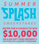 Money Mart Summer Splash Sweepstakes: Win $10,000 cash at moneymartsummersplash.com