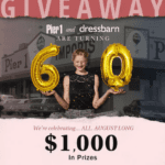 Pier1 60 Years Giveaway: Win 1 of 4 $250 gift cards