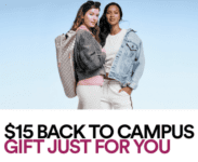 Simon Malls Back to Campus promo: Show your student ID and get a $15 gift card