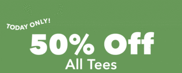 American Eagle Flash Sale: Extra 50% off all tees on September 2