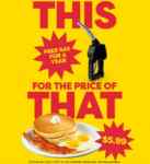 Denny’s Deal-icious Days Sweepstakes: Win a Year of Free Gas, trip to Las Vegas and more