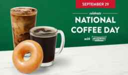 Krispy Kreme National Coffee Day 2022: Get a FREE coffee and doughnut on September 29