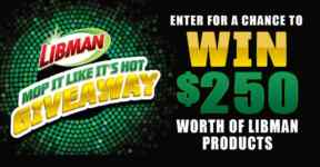 Libman Mop It Like It’s Hot Giveaway: Win 1 of 3 prize packs with 12 products valued at $250