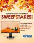 TigerDirect September to Remember Sweepstakes: Win a Philips B Line 24″ FHD WLED IPS Monitor
