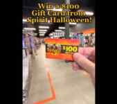 Spirit Halloween Sweepstakes 2022: Win 1 of 25 $100 gift cards