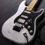 Win a Fender Player Stratocaster HSS guitar with Floyd Rose signed by Night Ranger