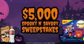 Tasty Rewards Spooky N’ Savory Sweepstakes: Win $5,000 cash