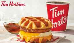 Tim Hortons: FREE Breakfast Sandwich for Rewards members
