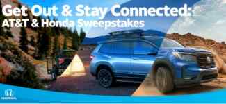 AT&T & Honda Sweepstakes: Win a 2023 Honda Passport Elite and more