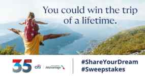 Citi / American Airlines AAdvantage 35th Anniversary Sweepstakes: Win a trip valued up to $35,000 and more