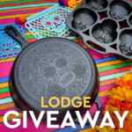 Farmer John Lodge Giveaway: Win a Lodge Seasoned Cast Iron Sugar Skull Skillet and Skull Mini Cake Pan