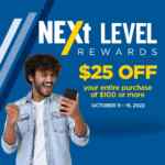 Navy Exchange Next Level Rewards: Get $25 off a $100+ purchase