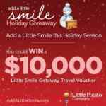 Add a Little Smile Sweepstakes: Win a $10,000 travel voucher at addalittlesmile.com