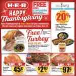 HEB Weekly Ad Deals Thanksgiving Day November 16 – 24, 2022