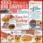 HEB Weekly Ad Deals November 9 – 15, 2022