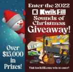 Kwik Fill Sounds of Christmas Giveaway 2022: Win part of over $15,000 in prizes at kwikfill.com/win