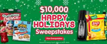 Tasty Rewards Happy Holidays Sweepstakes 2022: Win $10,000 cash