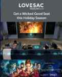 Disney Wicked Good Seat Holiday Sweepstakes: Win a customized Lovesac Sactionals valued at up to $10,000
