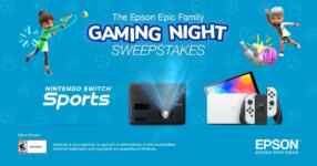 Epson Epic Family Gaming Night Sweepstakes: Win 1 of 30 prize packs valued at $1,479 at epicfamilygamingnight.com