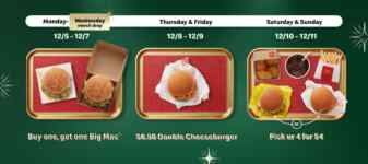 McDonald’s Holiday deals December 5 – 25, 2022