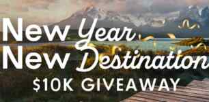 Travel Channel New Year New Destination 10K Giveaway: Win $10,000 for 2023