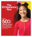 Target The Clearance Run 2023: Up to 50% off savings on select items