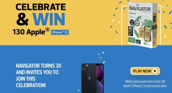 Navigator 30 Years Promotion: Win one of 130 Apple iPhones 13 at navigator30y.com